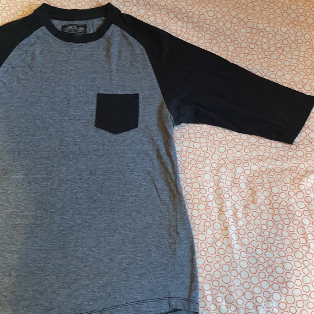 Retro Fit • Baseball Style Pocket Tee • M